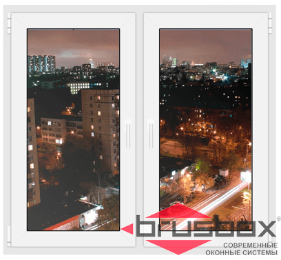 Двухстворчатые окна в Коркине Окна с двумя створками