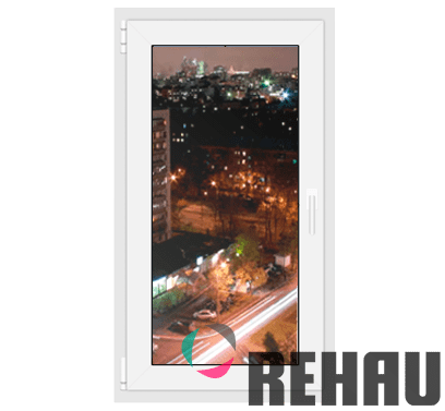 Одностворчатые пластиковые окна Rehau поворотные Одностворчатые пластиковые окна Rehau поворотные в Коркине