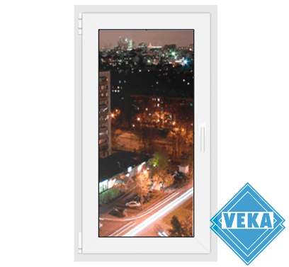 Одностворчатые Veka Одностворчатое окно ПВХ Veka поворотное